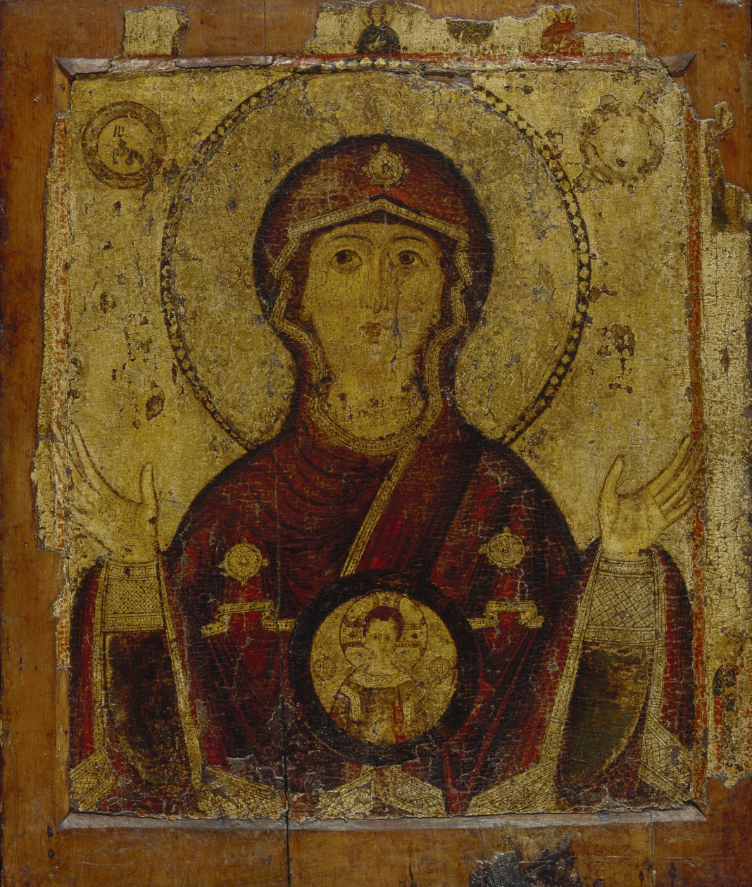 Unsere Liebe Frau vom Zeichen von Anonymous Russian icon painter
