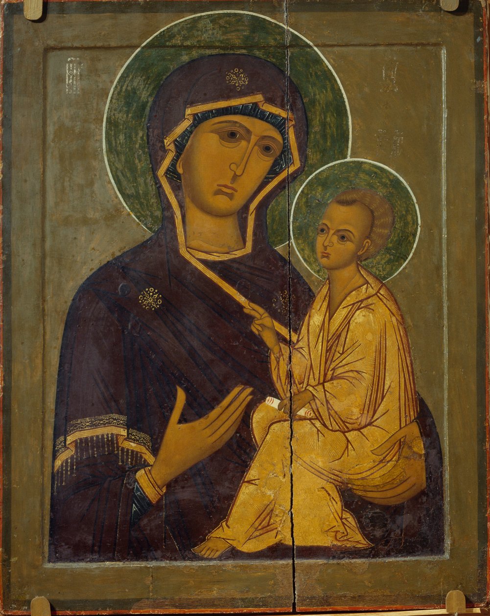Die Jungfrau von Tichwin, 16. Jahrhundert von Anonymous Russian icon painter