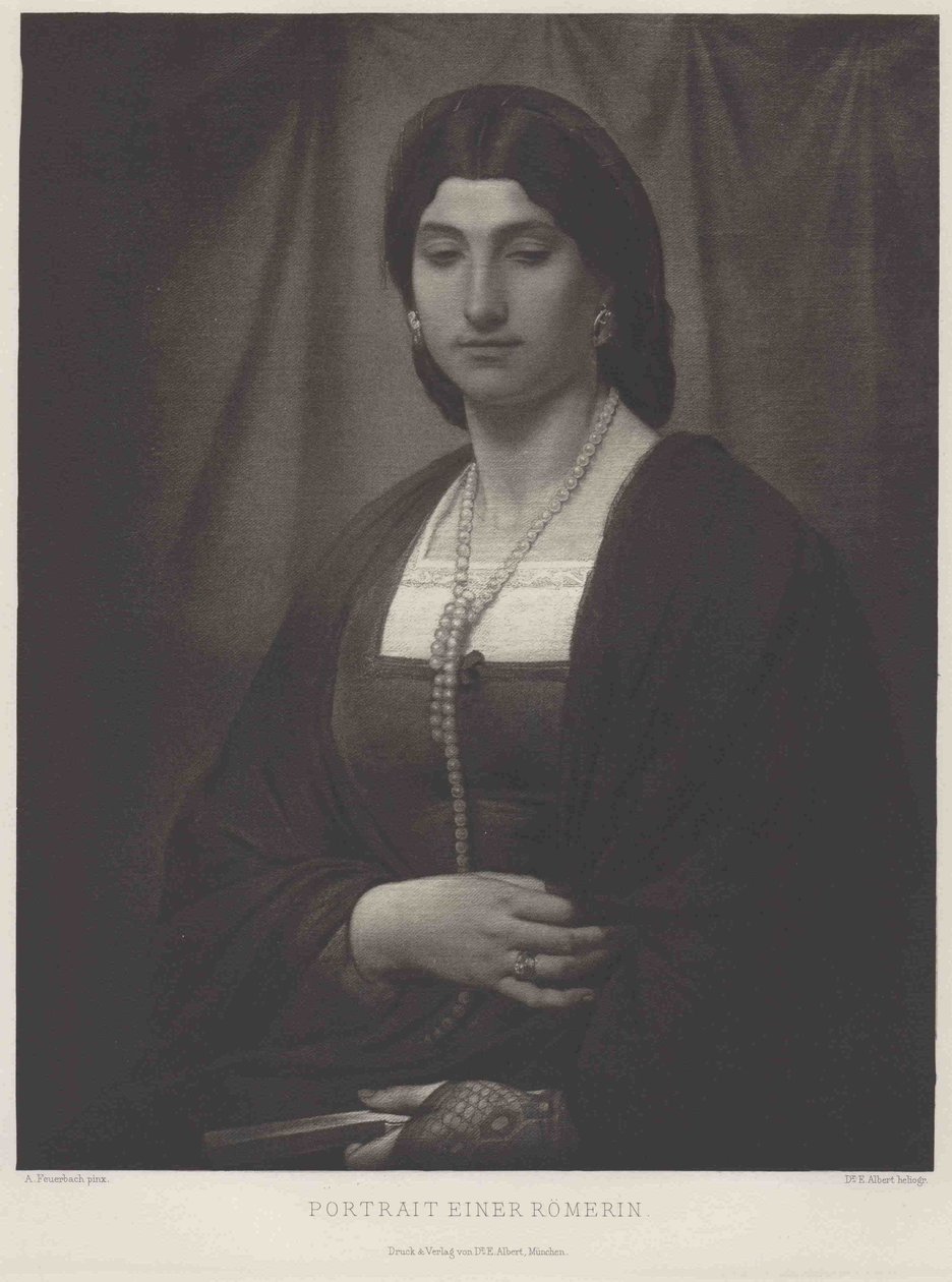 Bildnis einer Römerin (Nanna) von Anselm Feuerbach