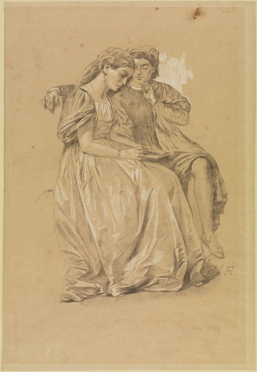 Paolo und Francesca (Kopie) von Anselm Feuerbach