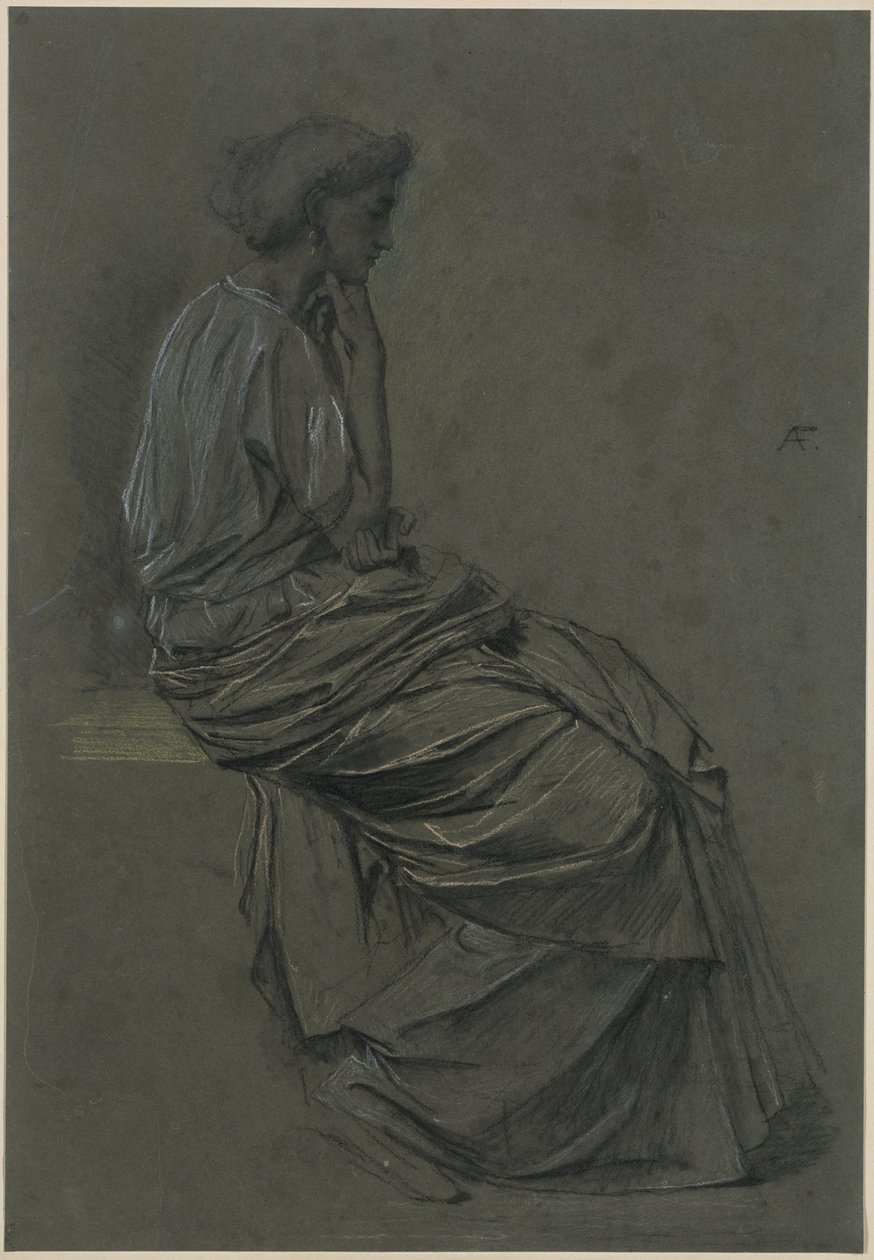 Sitzende Frau von Anselm Feuerbach