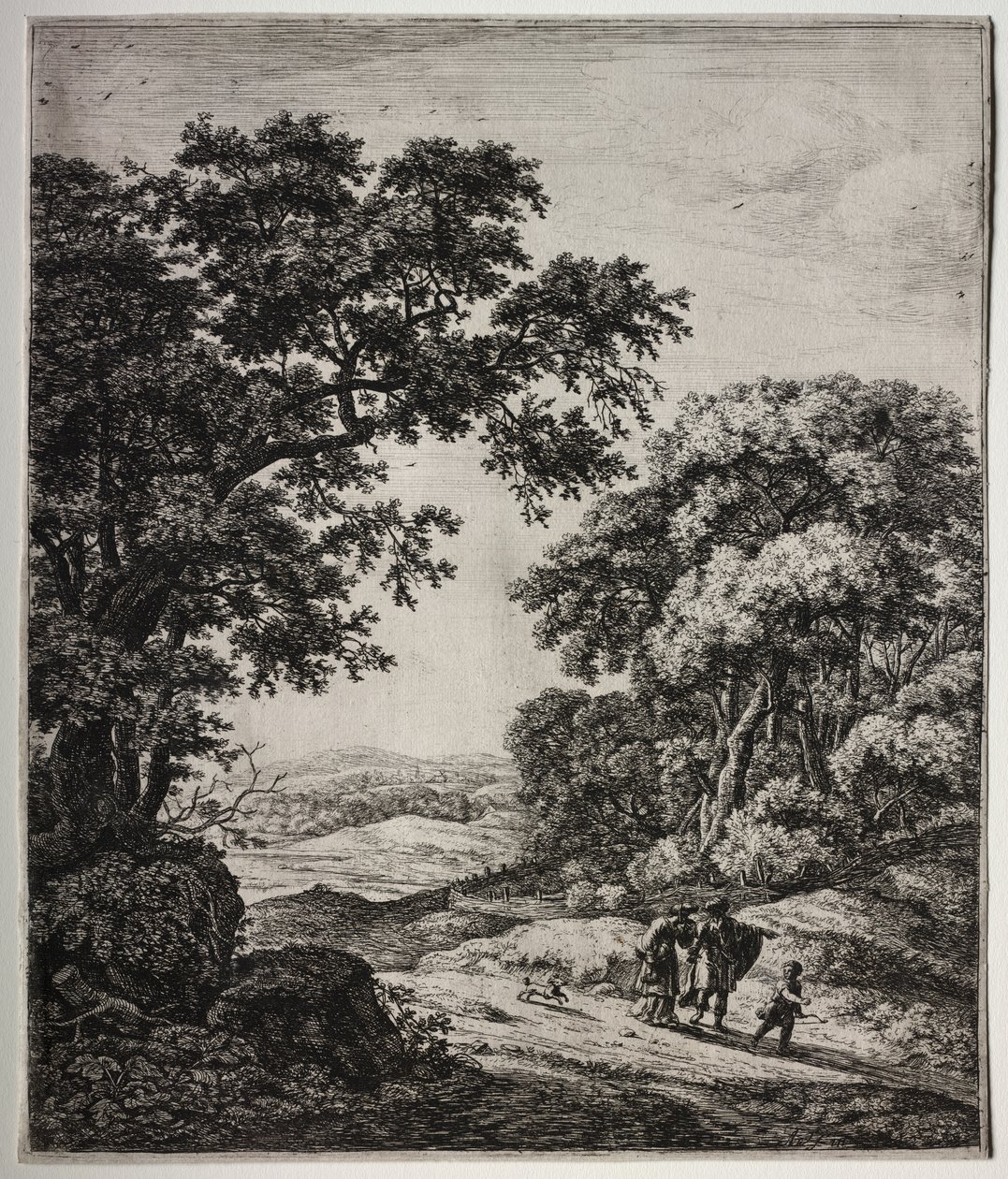 Sechs große aufrechte Landschaften mit Szenen aus dem Alten Testament von Anthonie Waterloo