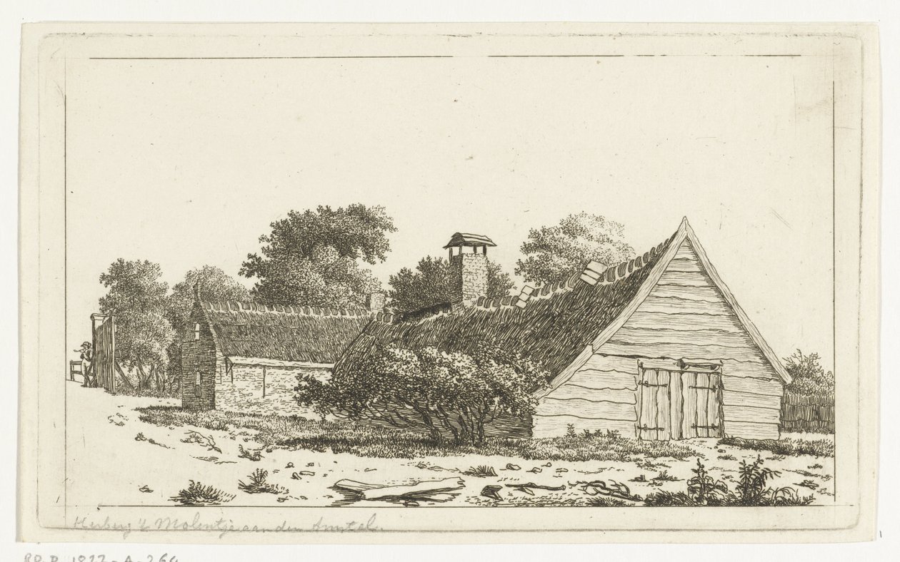 Herberge das Mühlchen an der Amstel von Anthonie van den Bos
