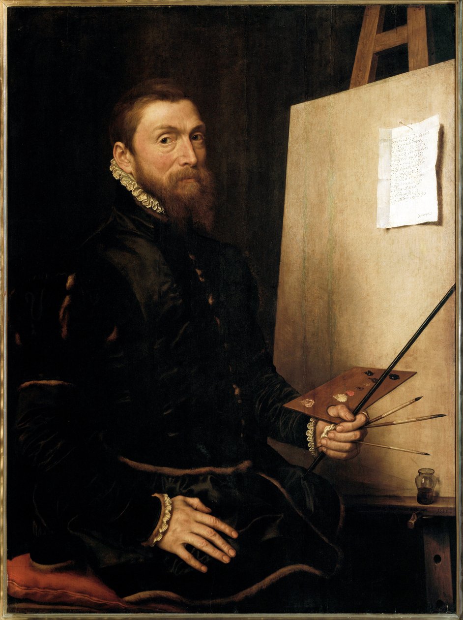 Selbstporträt (Malerei) von after Anthonis Mor van Dashorst