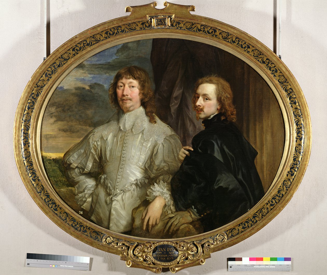 Sir Endymion Porter (1587-1649) und der Künstler, ca. 1635 von Anthony van Dyck