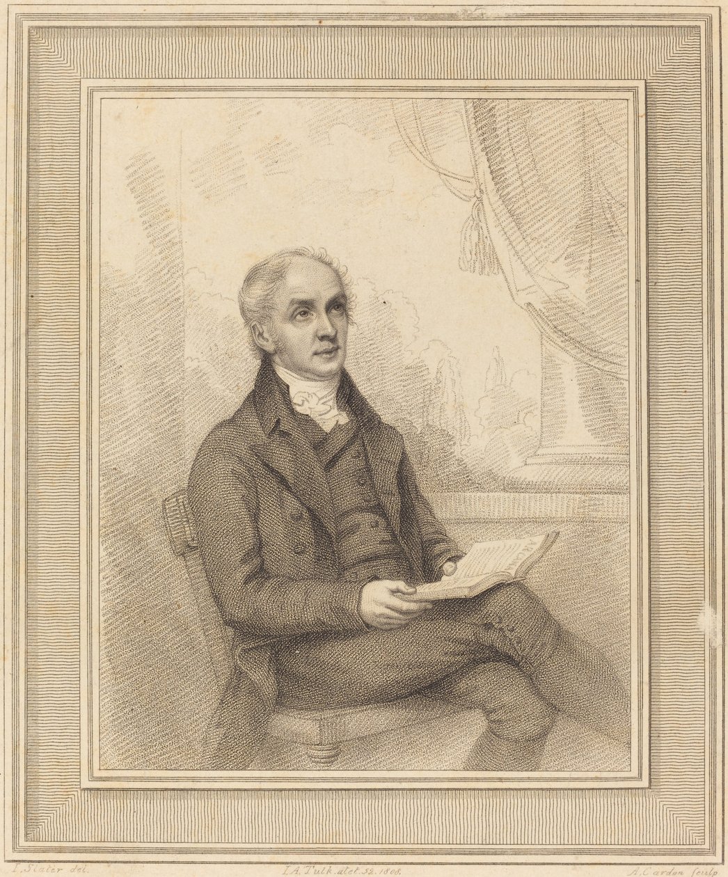 John Augustus Tulk von Anthony Cardon after Joseph Slater