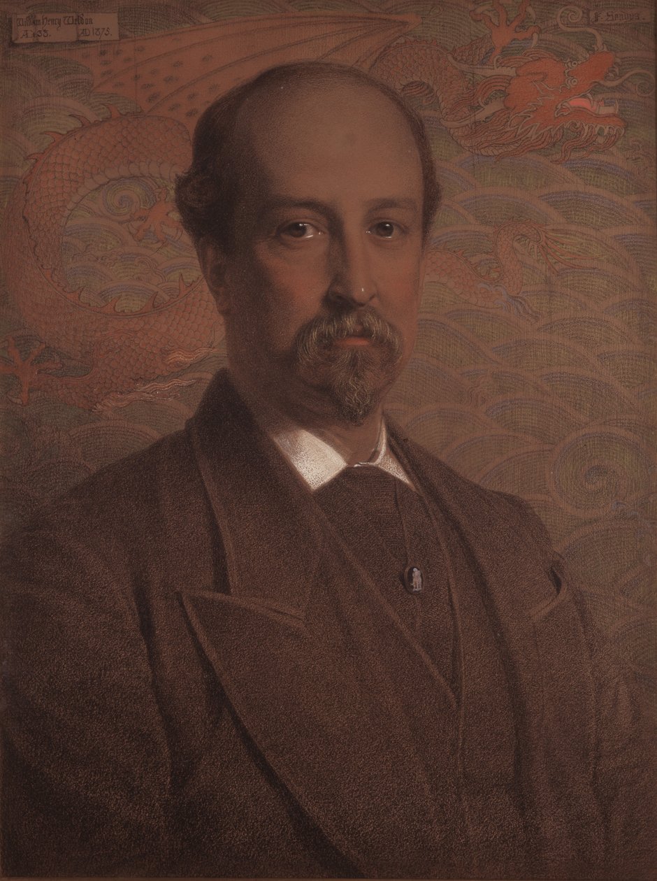 Sir William Henry Weldon, Clarenceux King of Arms von Anthony Frederick Augustus Sandys