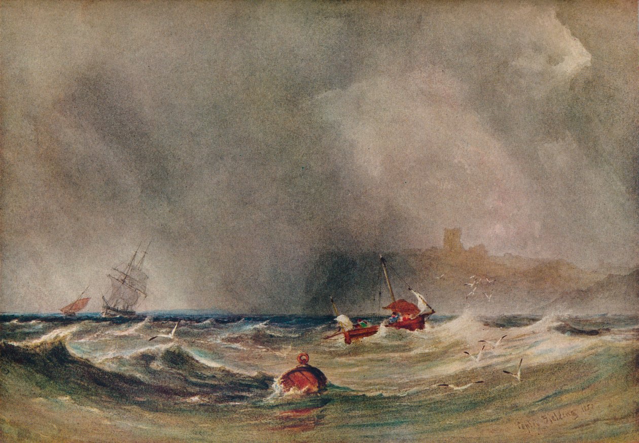 Sturm vor Whitby, 1851, 1930 von Anthony Vandyke Copley Fielding