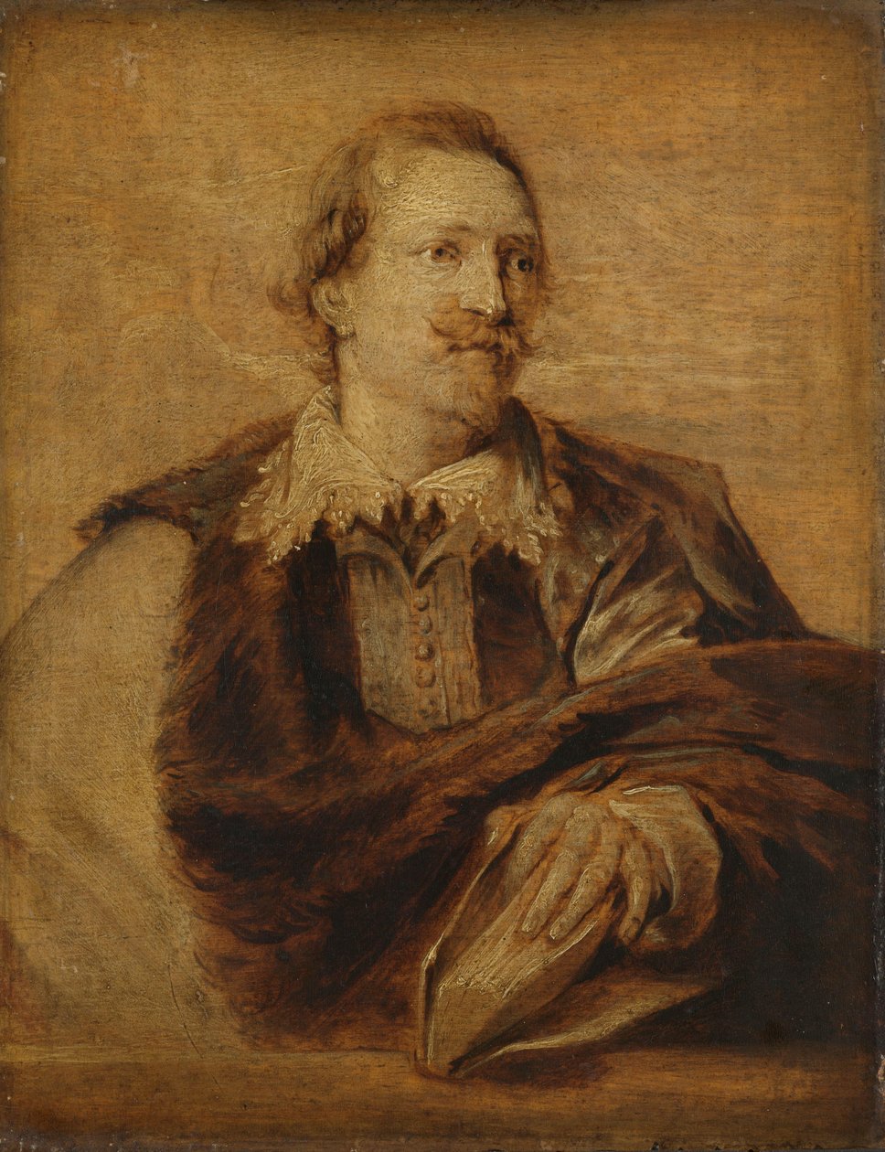 Porträt von Jan Gaspar Gevaerts (1593-1666) von Anthony van Dyck (after)