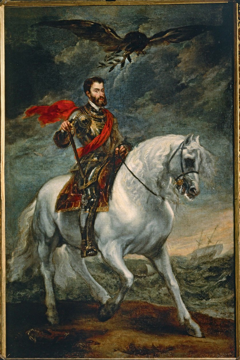 Karl V. zu Pferd von Anthony van Dyck