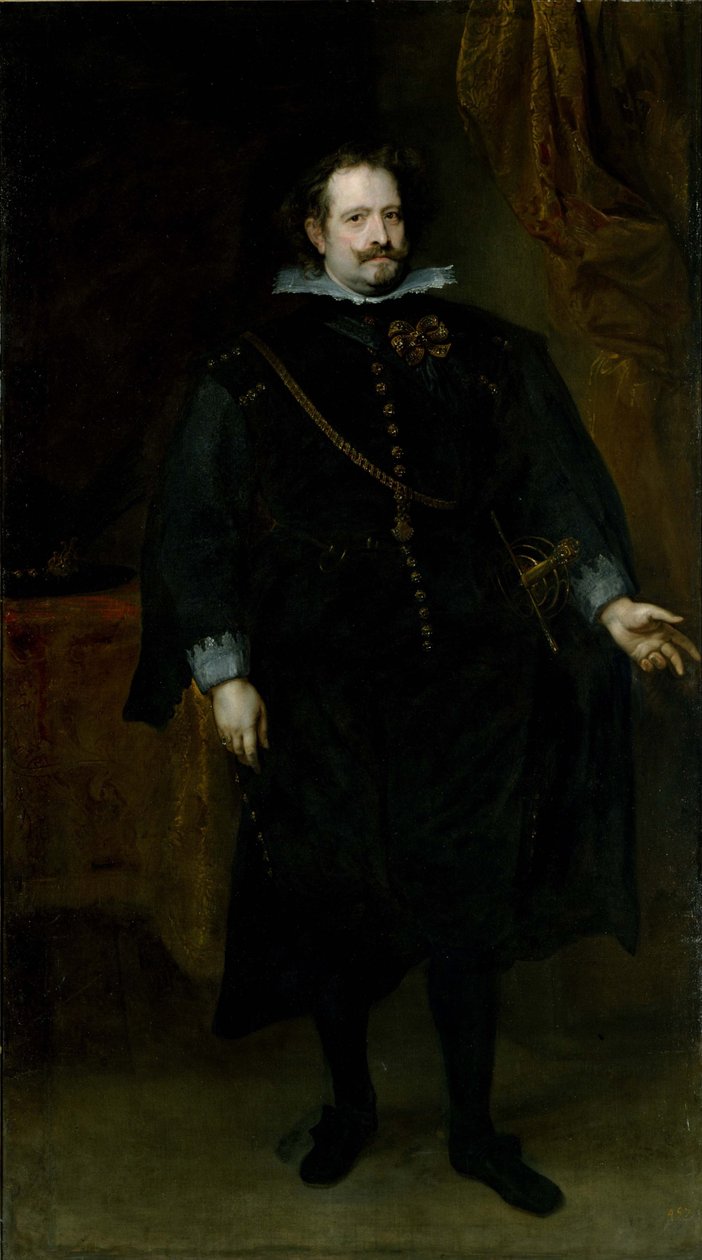 Diego Felipe de Guzmán, Marquis von Leganés, ca. 1634 von Anthony van Dyck