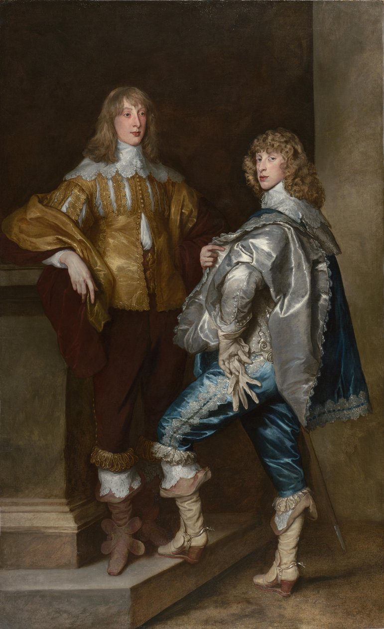 Lord John Stuart und sein Bruder, Lord Bernard Stuart von Anthony van Dyck