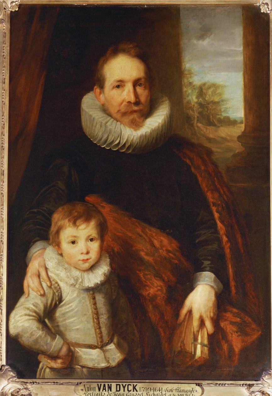 Porträt eines Vaters und seines Sohnes, auch genannt: Guillaume Richardot von Anthony van Dyck