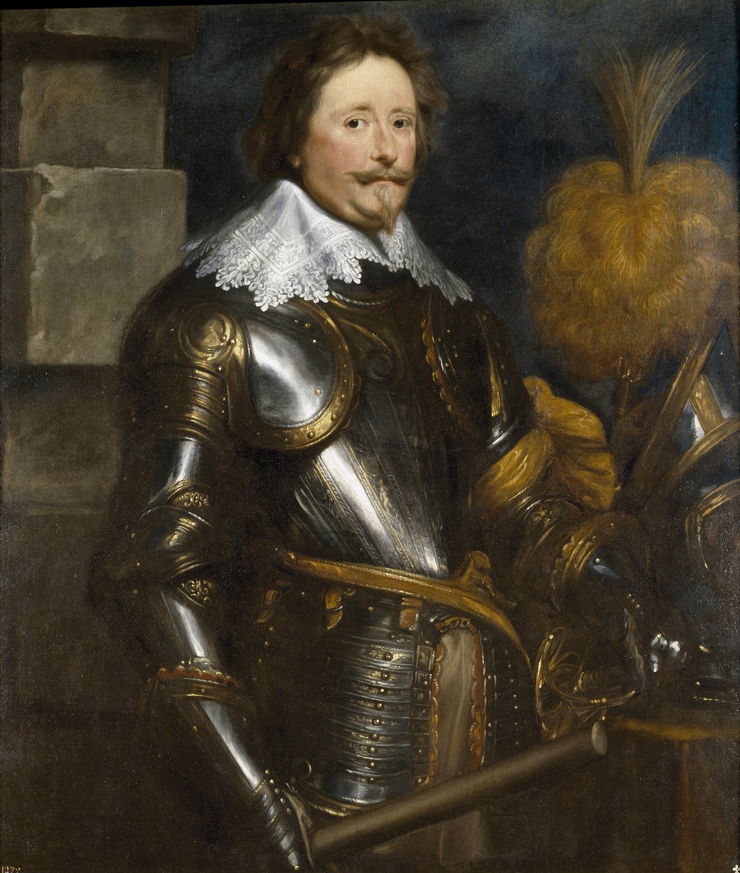 Porträt von Friedrich Heinrich, Prinz von Oranien 1584-1647 von Anthony van Dyck