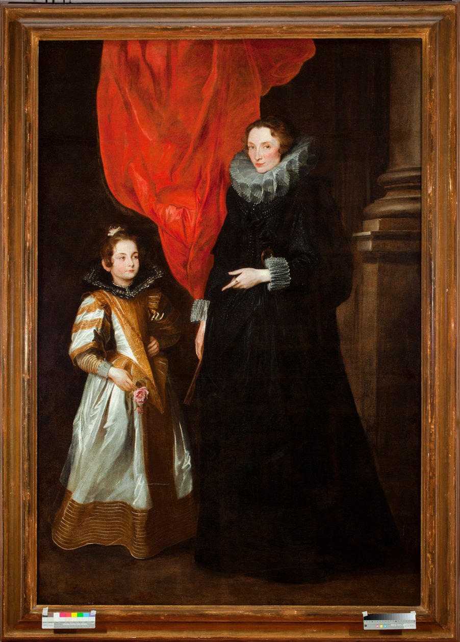 Porträt von Geronima Brignole-Sale und ihrer Tochter Maria-Amelia von Anthony van Dyck