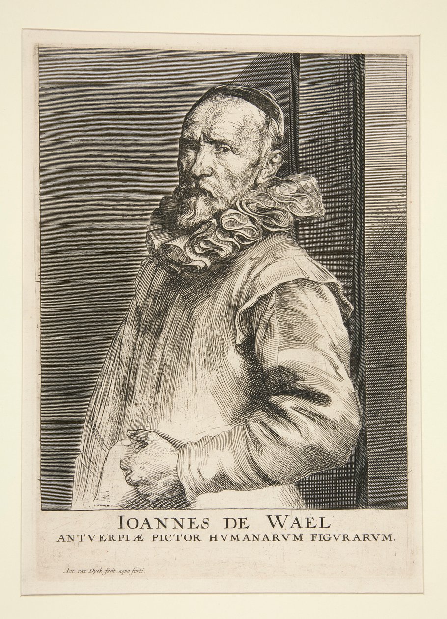 Porträt von Jan de Wael (1558-1633) von Anthony van Dyck