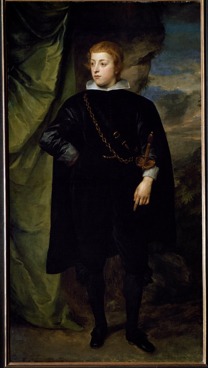 Porträt von Prinz Karl Ludwig von der Pfalz von Anthony van Dyck