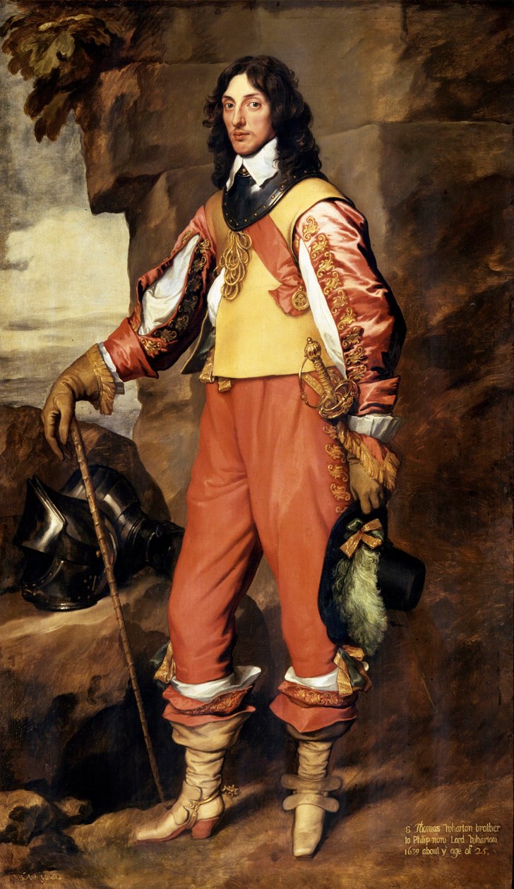 Porträt von Sir Thomas Wharton, 1639 von Anthony van Dyck