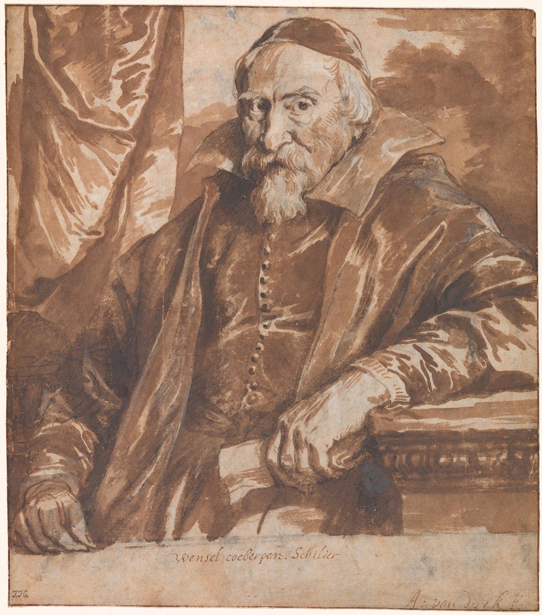Porträt von Wenzel Coeberger (Coebergher) von Anthony van Dyck