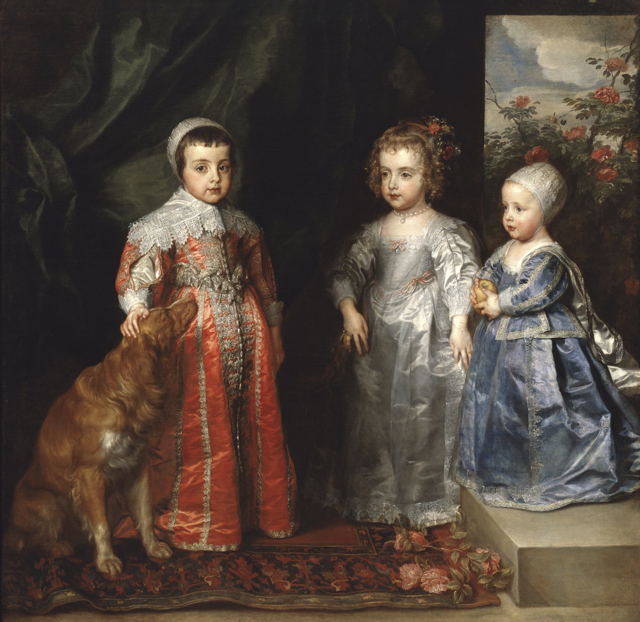Die Kinder von Karl I. von England von Anthony van Dyck