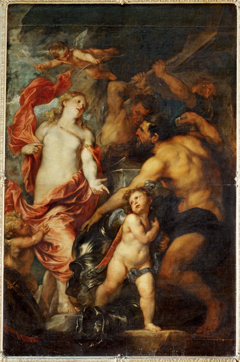 Venus bittet Vulcan um Waffen für Aeneas von Anthony van Dyck