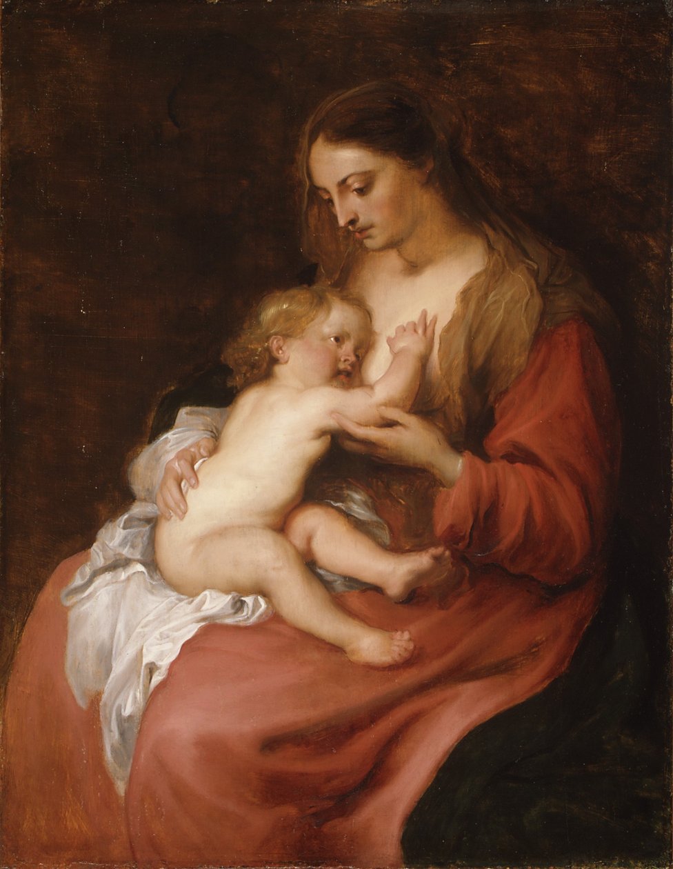 Madonna mit Kind von Anthony van Dyck