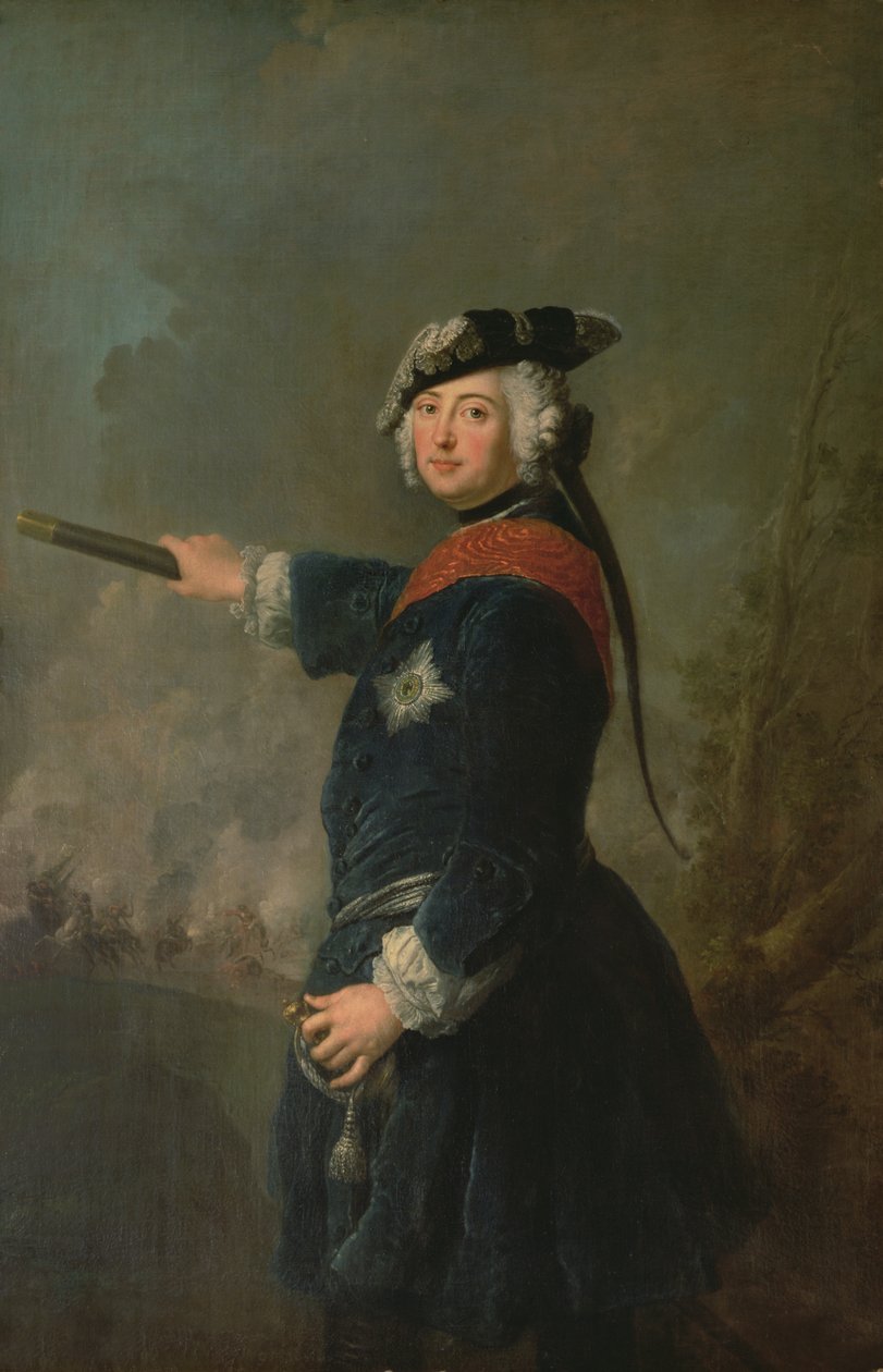 König Friedrich II. der Große von Preußen, 1746 von Antoine Pesne