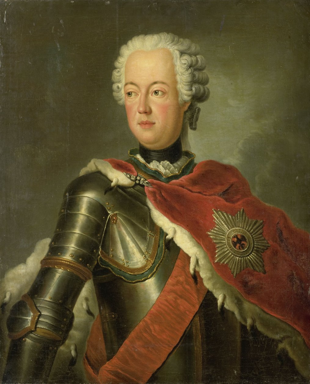 Porträt von August Wilhelm von Antoine (after) Pesne