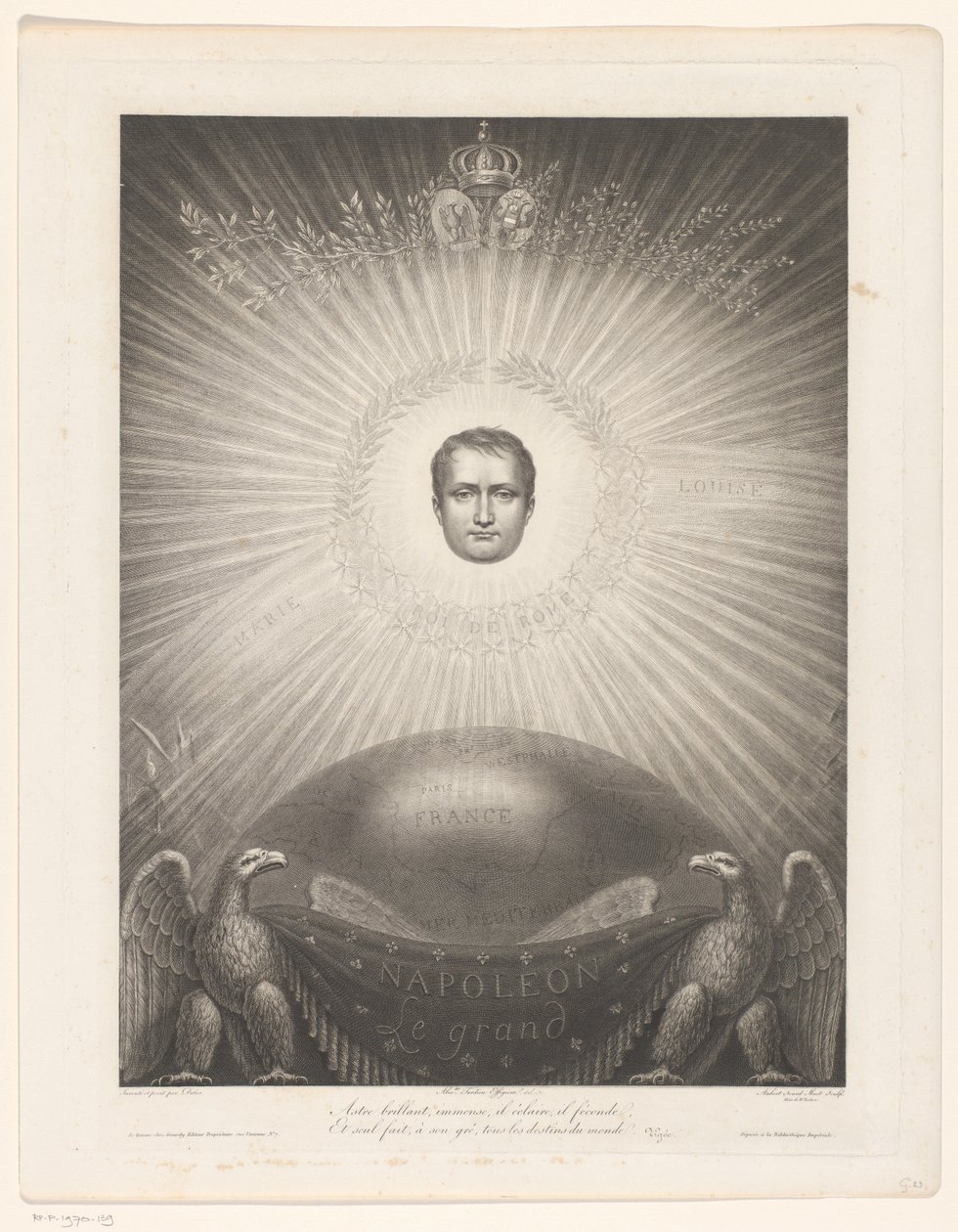 Verherrlichung von Napoleon Bonaparte von Antoine Aubert