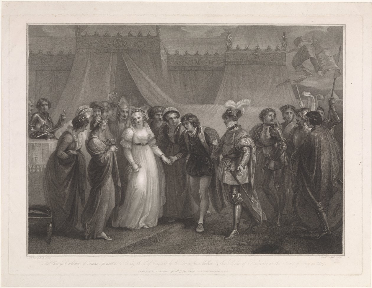 Catherine von Valois und König Heinrich V. von England von Antoine Cardon