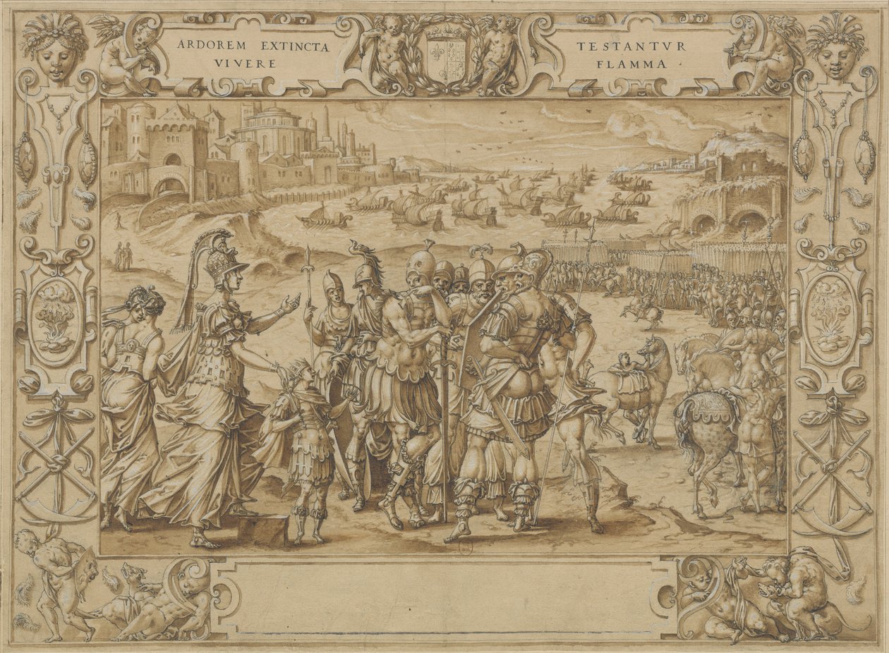 Geschichte der Königin Artemisia, S. 47 von Antoine Caron