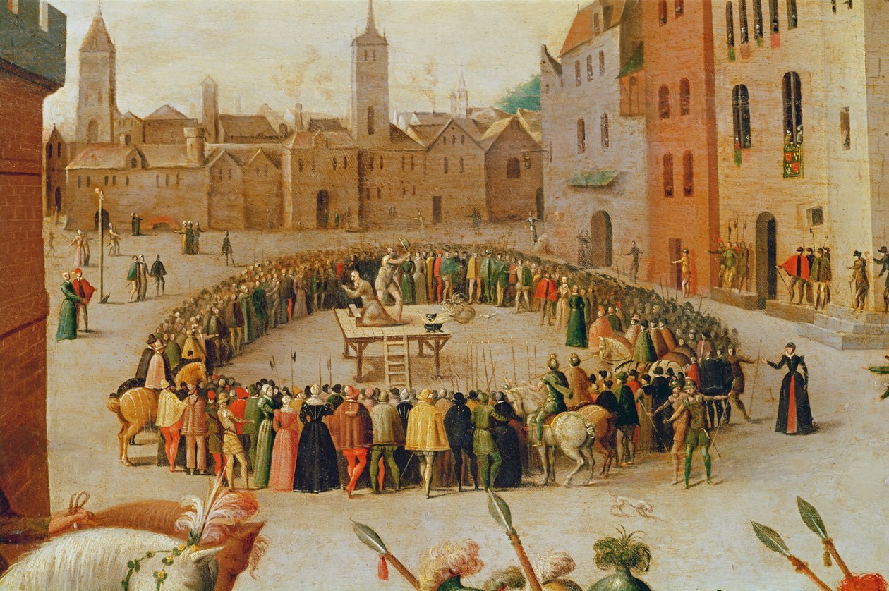 Die Hinrichtung von Sir Thomas More im Jahr 1535 von Antoine Caron