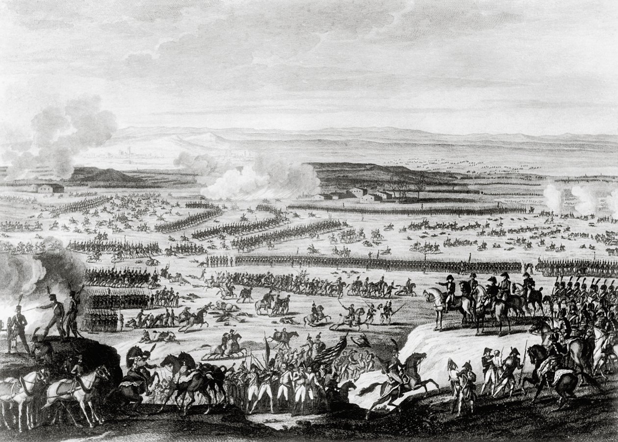 Schlacht von Austerlitz in Mähren von Antoine Charles Horace Vernet