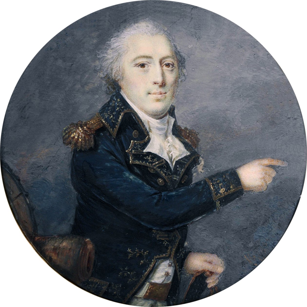 General Baron Thouvenot (1757-1817) von Antoine-Claude Fleury von Antoine Claude Fleury