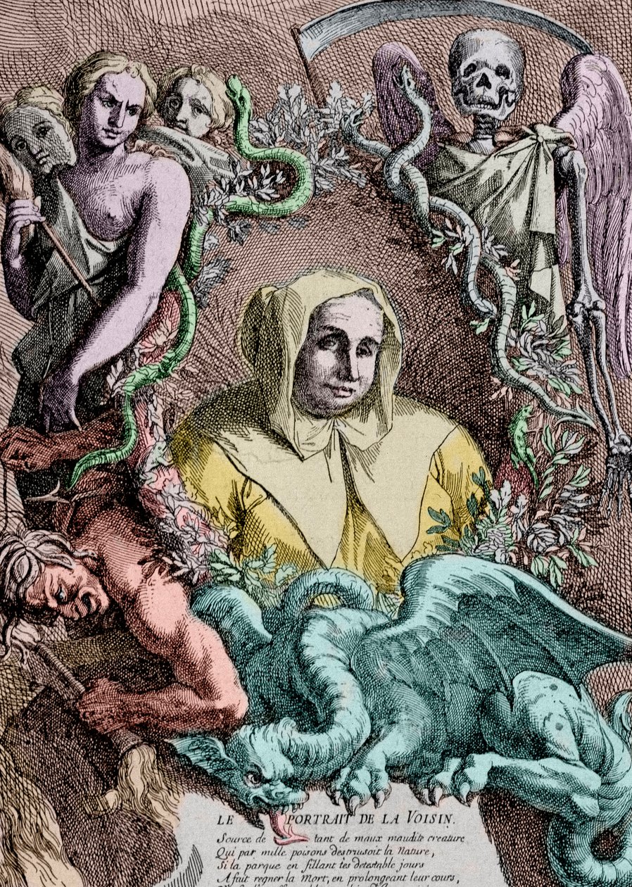 Porträt von Catherine Deshayes von Antoine Coypel