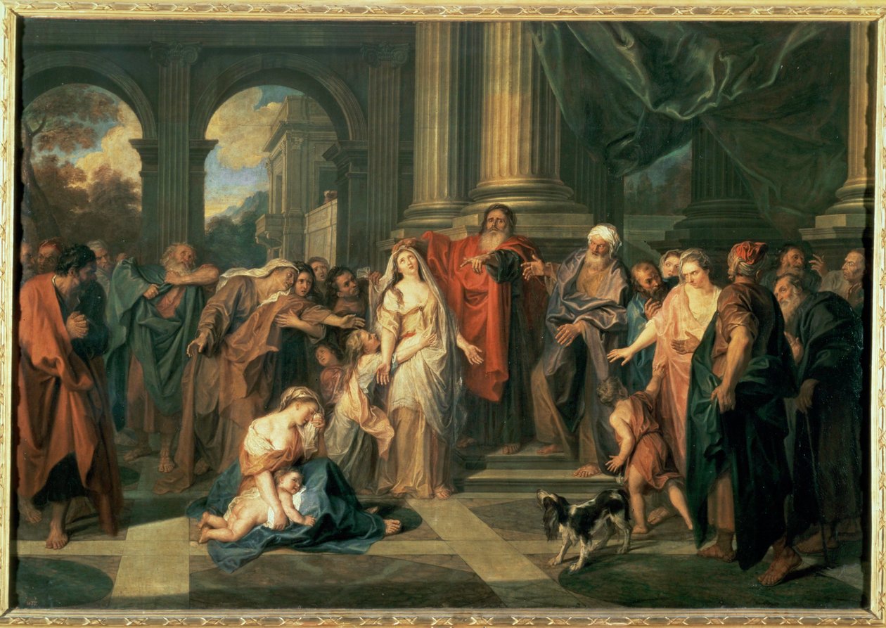 Susanna der Ehebruch beschuldigt von Antoine Coypel