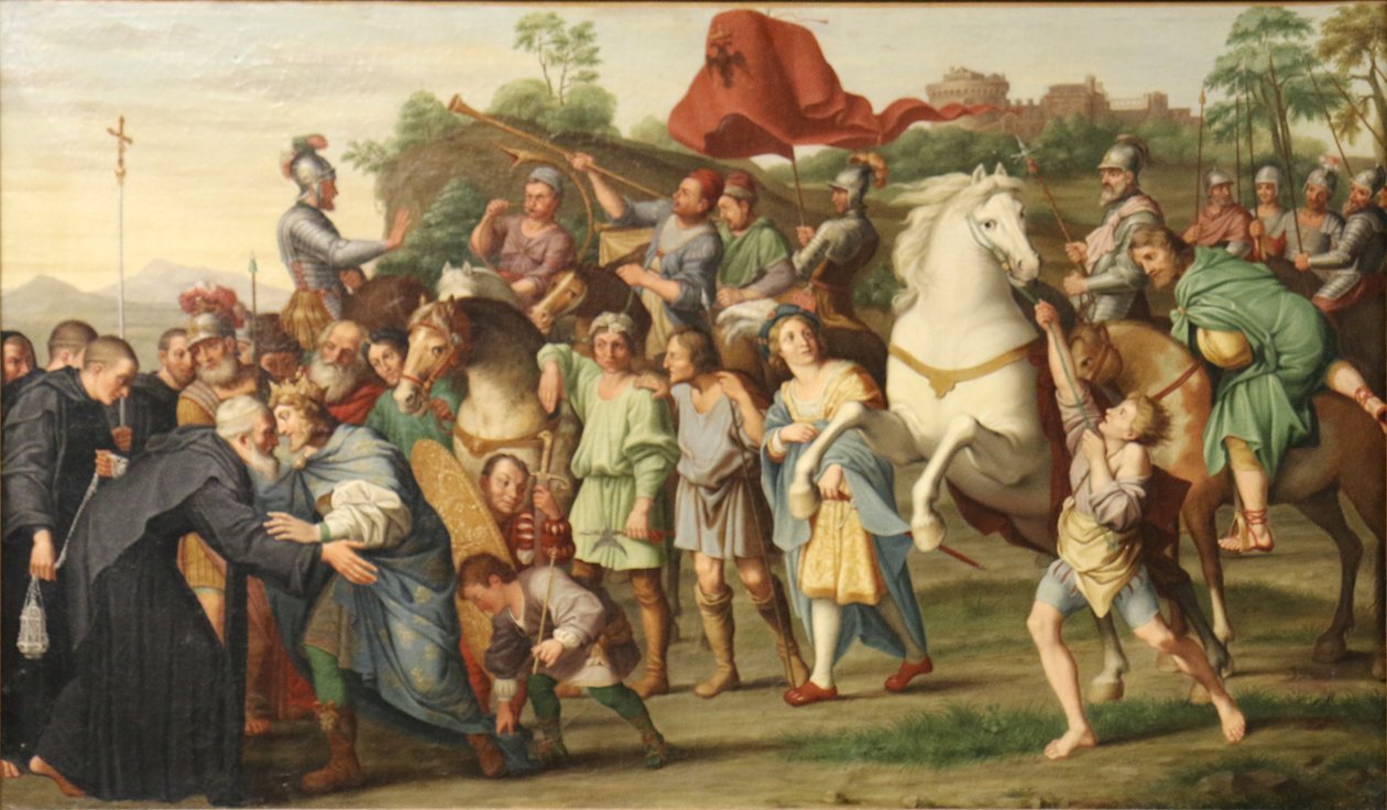 Der heilige Nil trifft Kaiser Otto von Antoine Dieu