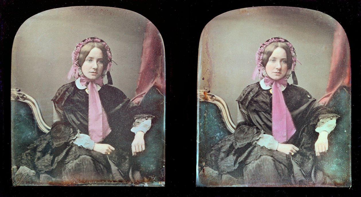 Porträt einer Frau von Antoine Francois Jean Claudet