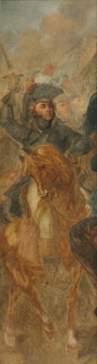 General Jean-Baptiste Kléber (Skizze für "Die Schlacht der Pyramiden") von Antoine Jean Gros