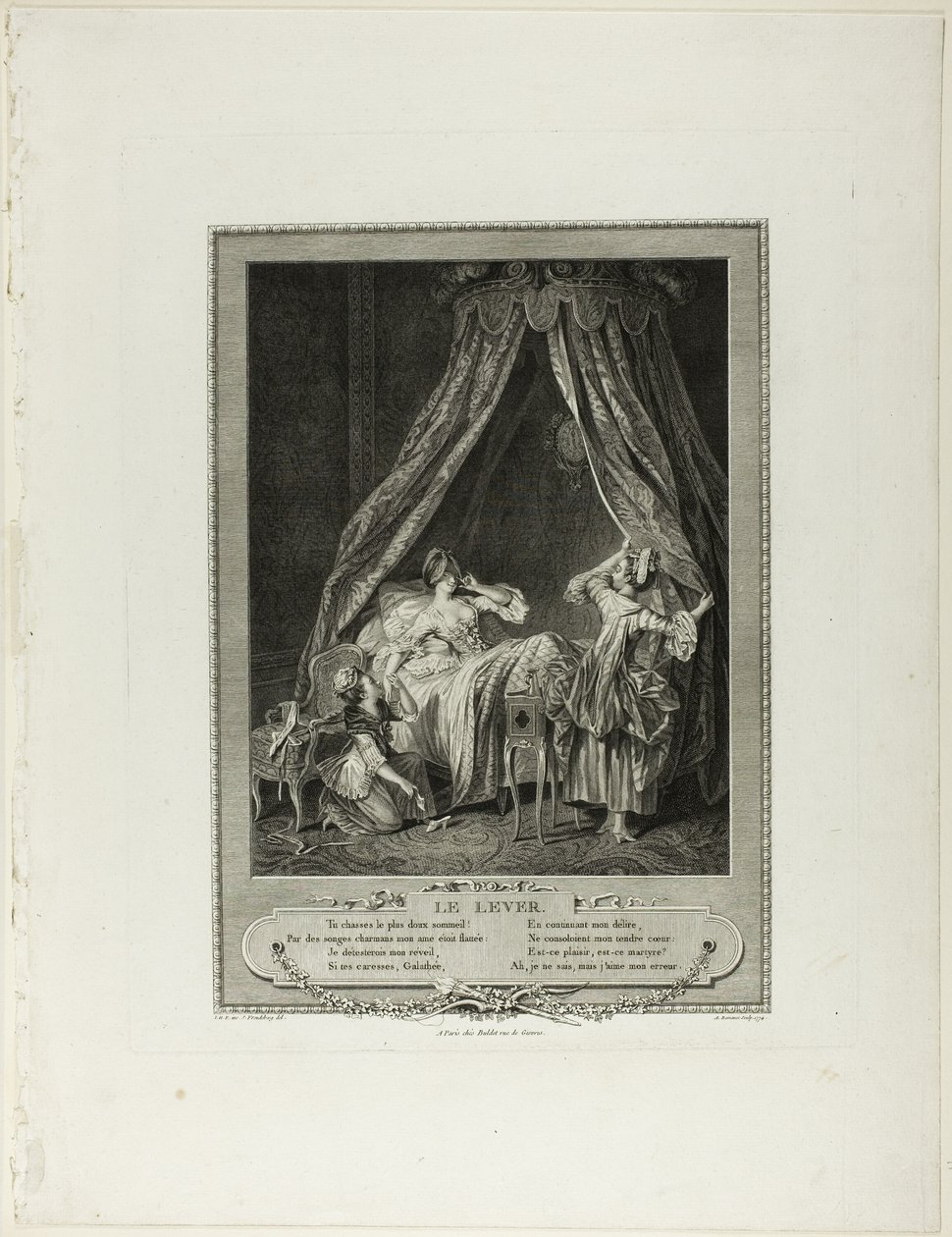 Aufstieg, aus Monument du Costume Physique et Moral de la fin du Dix-huitième siècle von Antoine Louis Romanet