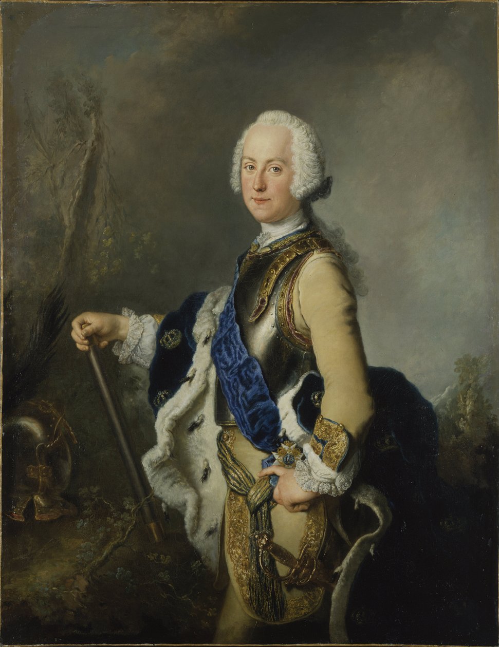 Porträt von Adolf Friedrich von Antoine Pesne
