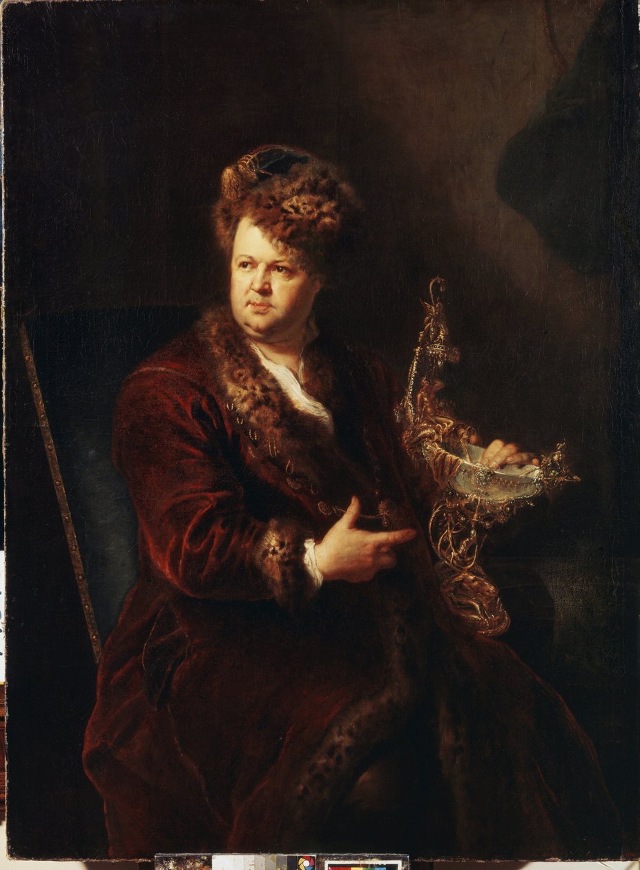 Porträt des Juweliers Johann Melchior Dinglinger von Antoine Pesne