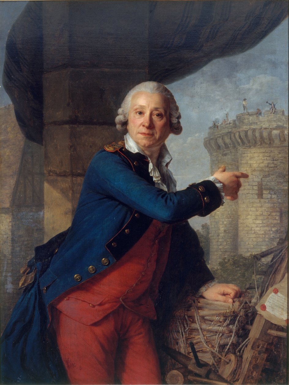 Porträt von Henri Masers de Latude 1725-1805 von Antoine Vestier