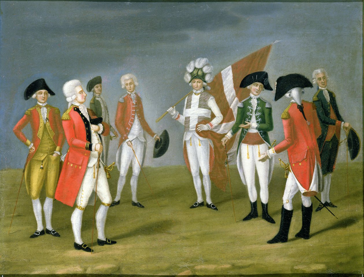 Hochrangige Militärs von Malta von Antoine de Favray