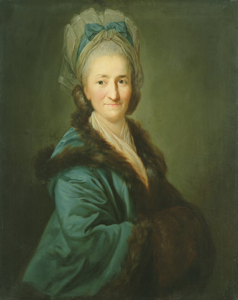 Porträt einer alten Frau, 1780 von Anton Graff: Kunstdruck