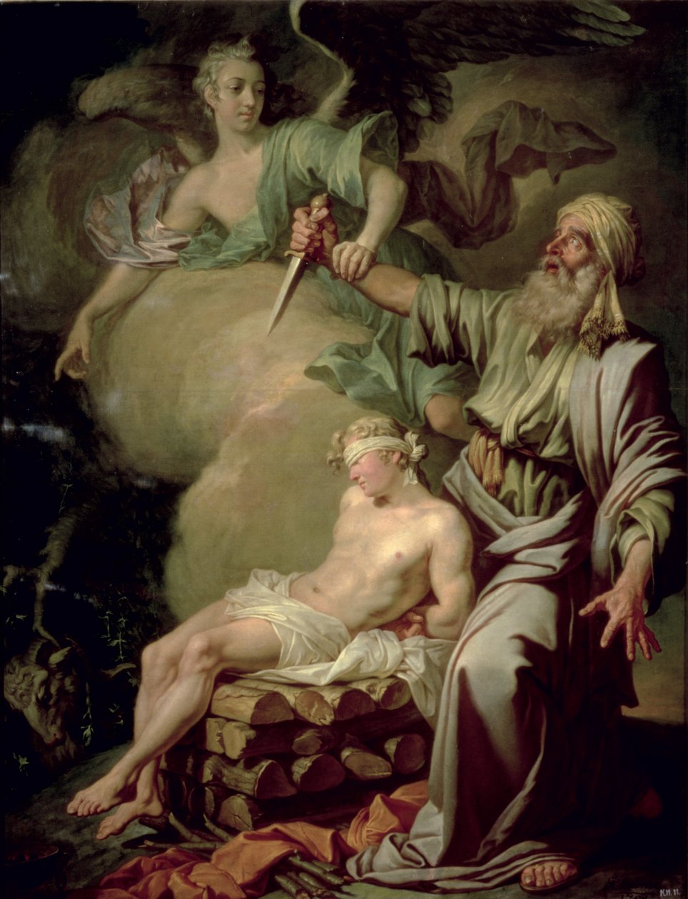 Das Opfer Isaaks, 1765 von Anton Pavlovich Losenko
