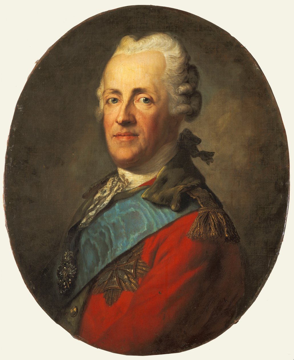 Porträt des Prinzen Karl von Sachsen von Anton Graff