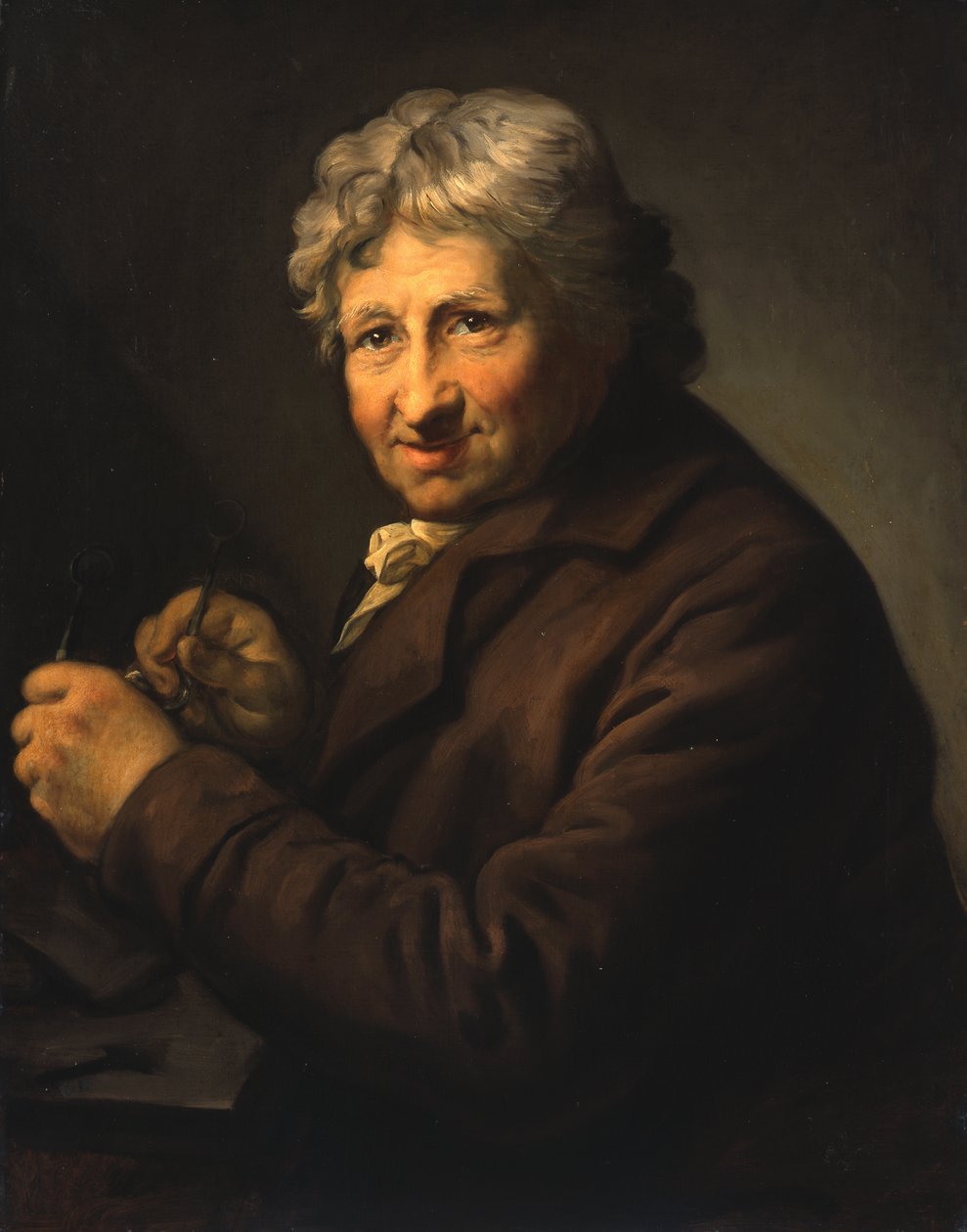 Daniel Nikolaus Chodowiecki (1726-1801). Um 1800/1801 von Anton Graff