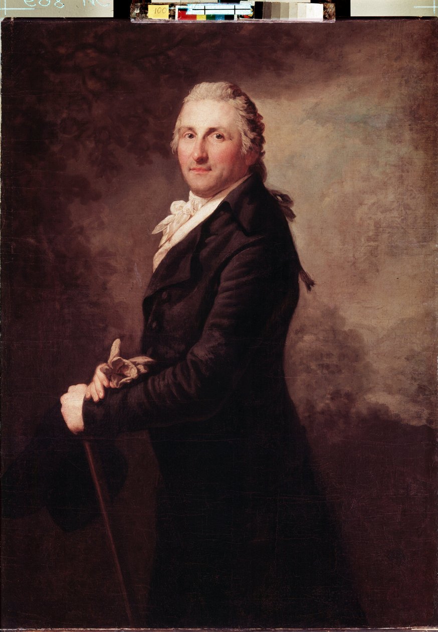 Porträt von George Leopold de Gogul, französischer Militär und Politiker von Anton Graff
