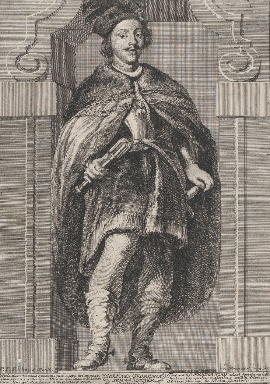 Porträt des Kardinalinfanten Ferdinand von Österreich, 1728 von Anton Joseph von Prenner